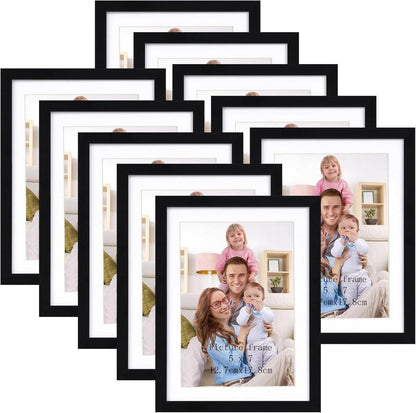 Bilderrahmen Collage Set für 13x18 oder 15x20 cm Schwarz