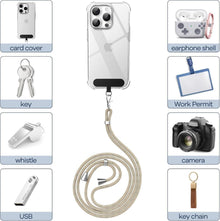 Handykette Universal Smartphone Lanyard mit Patch - Gold