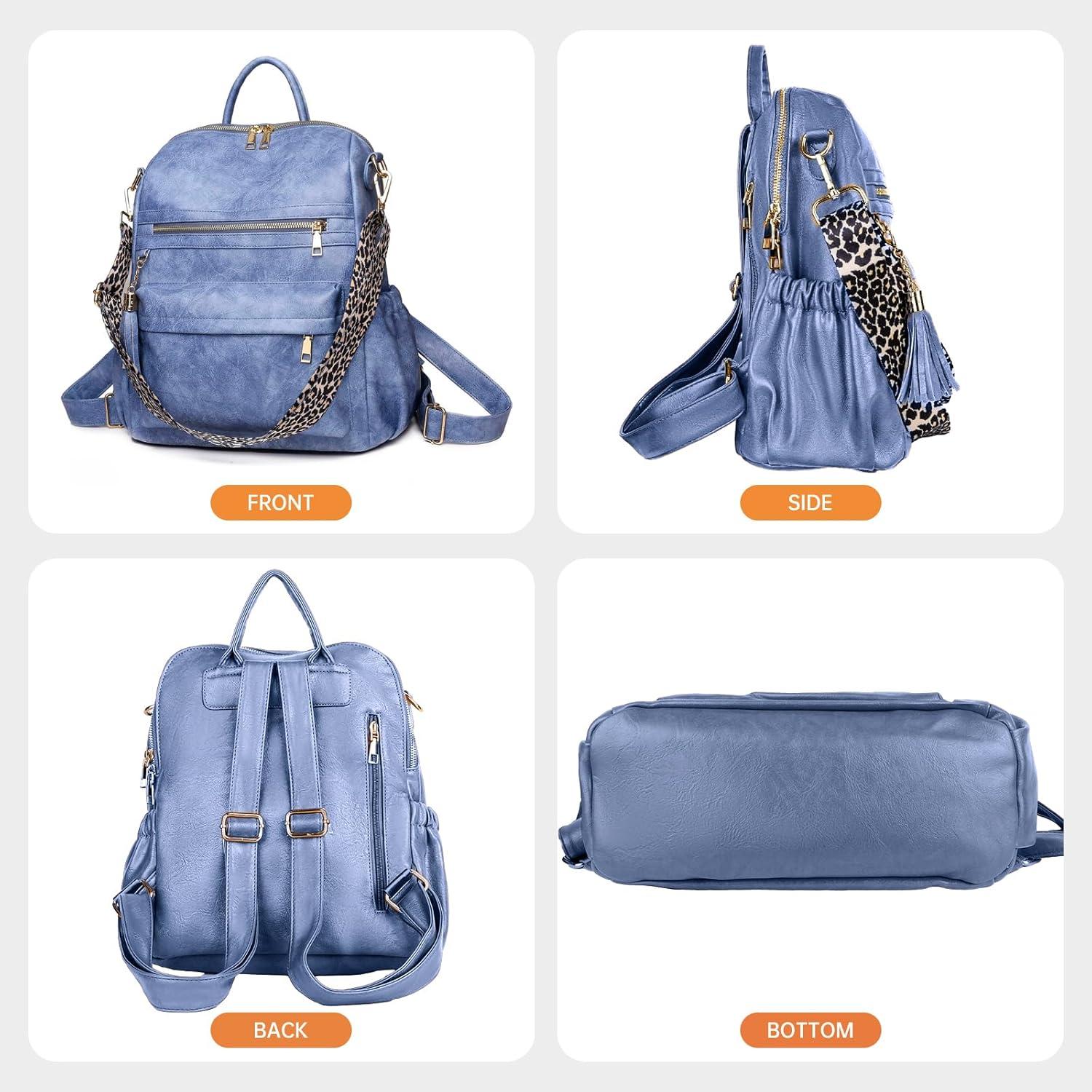 Modischer Damen-Rucksack wasserdicht Diebstahlsicher wandelbar aprikot