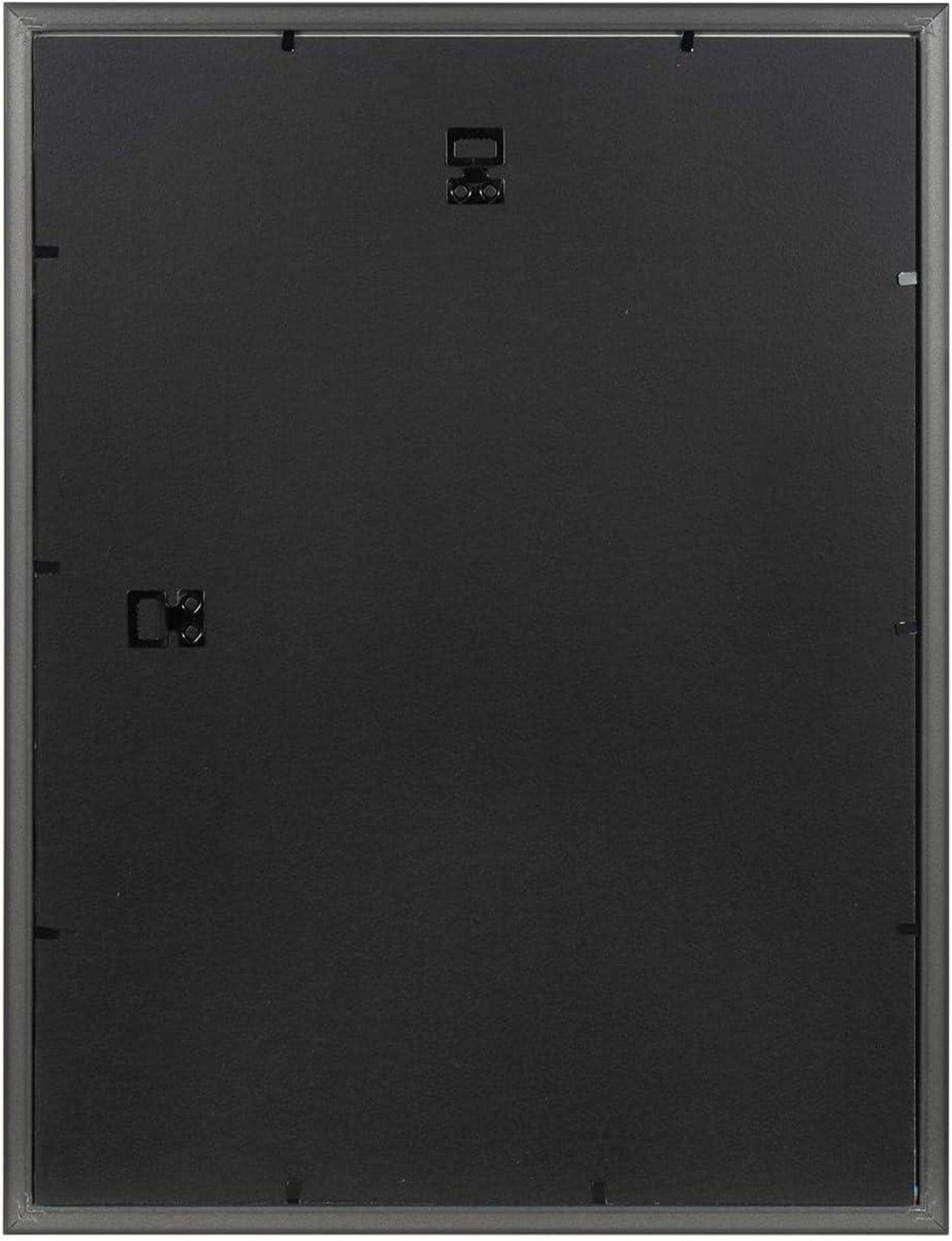 Schwarz Bilderrahmen 30x40 cm Passepartout 8,5x11 3er Set