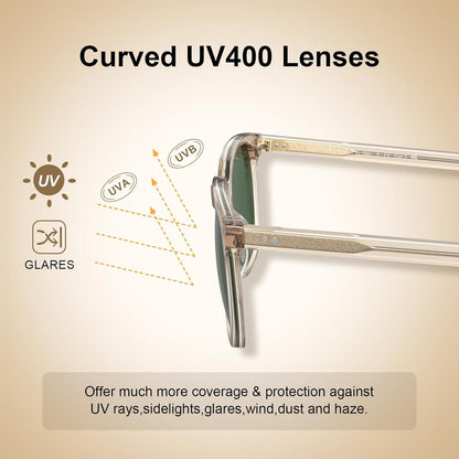 Kleine Polarisierte Sonnenbrille UV400 Schutz Retro Unisex Brille