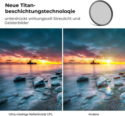 82mm CPL Filter Polarisationsfilter Nano-X Serie mit MRC