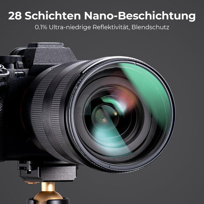 K&F Concept Nano-X Serie 52mm CPL Polfilter mit 28x Beschichtung