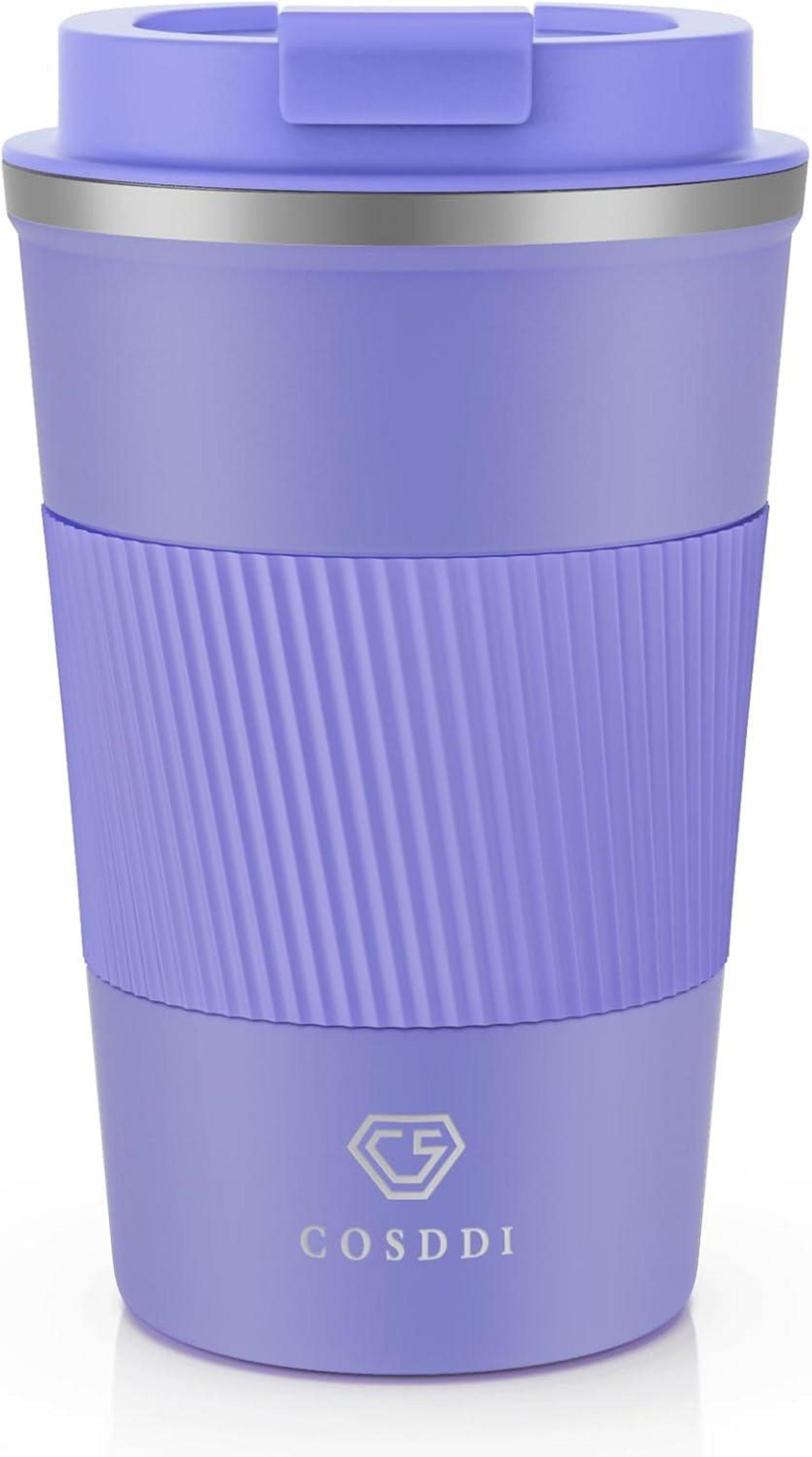 Isolierter Edelstahl Reisebecher 380ml Vakuum doppelwandig Kaffee Mug