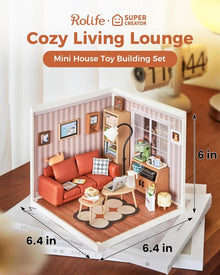 Rolife Miniaturhaus Bausatz Super World Puppenhaus Lounge