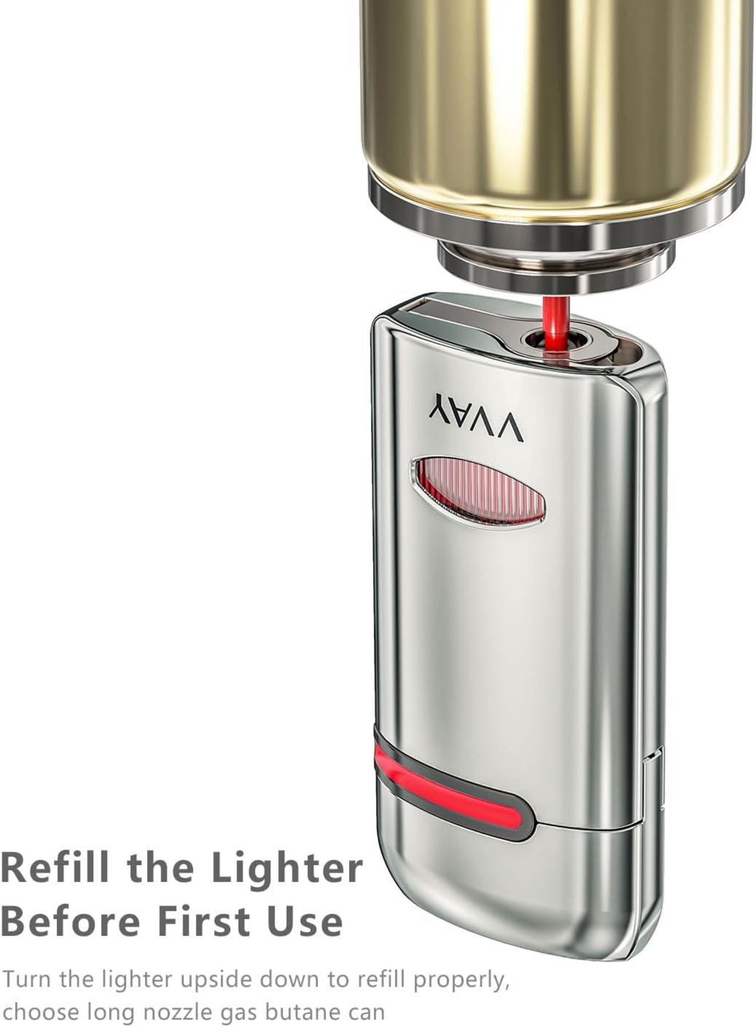 Zigarrenanzünder Jet Flame Winddichter ohne Gaszufuhr
