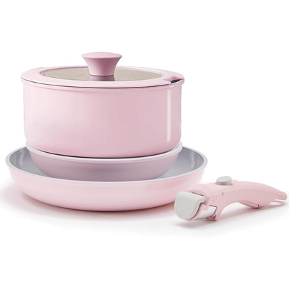 Keramik Pfannen-Set 5-teilig 20/26cm Antihaft Induktion