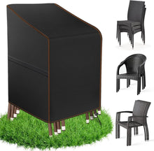 Gartenstuhl Abdeckung 420D Oxford Wasserdicht Winterfest 85x65x120 cm