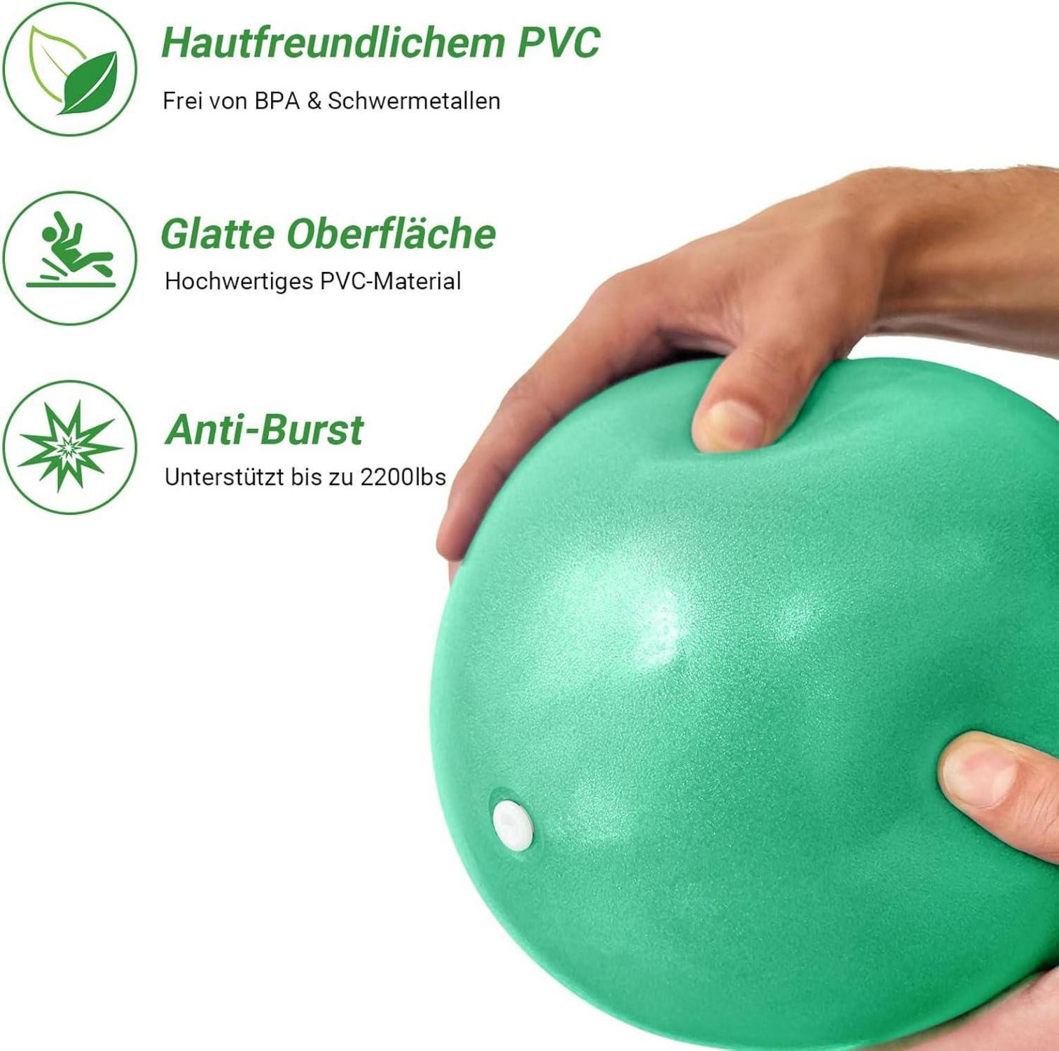 Gymnastikball Pilates-Ball 25cm Yoga Soft Rutschfester