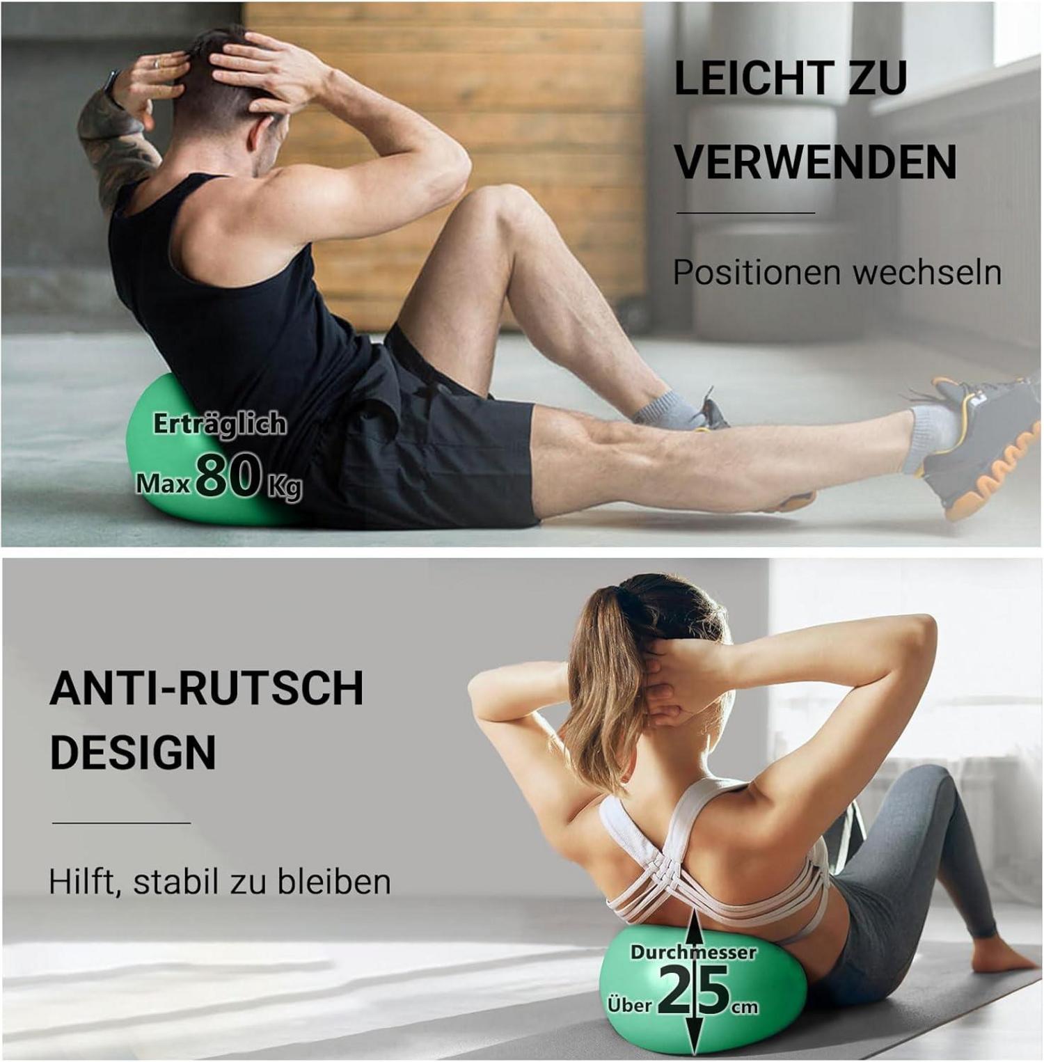 Gymnastikball 25cm Yoga Ball Baby Soft Fitnessball für Yoga Büro Sitzball