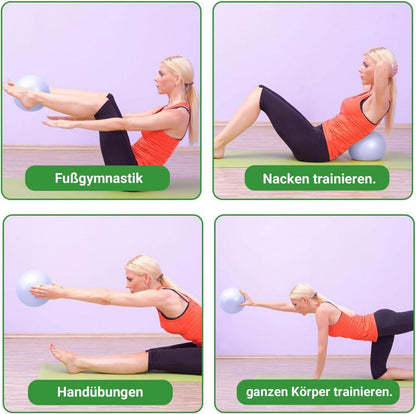 25cm Gymnastikball Pilates Yoga Baby Soft Rutschfester Fitnessball