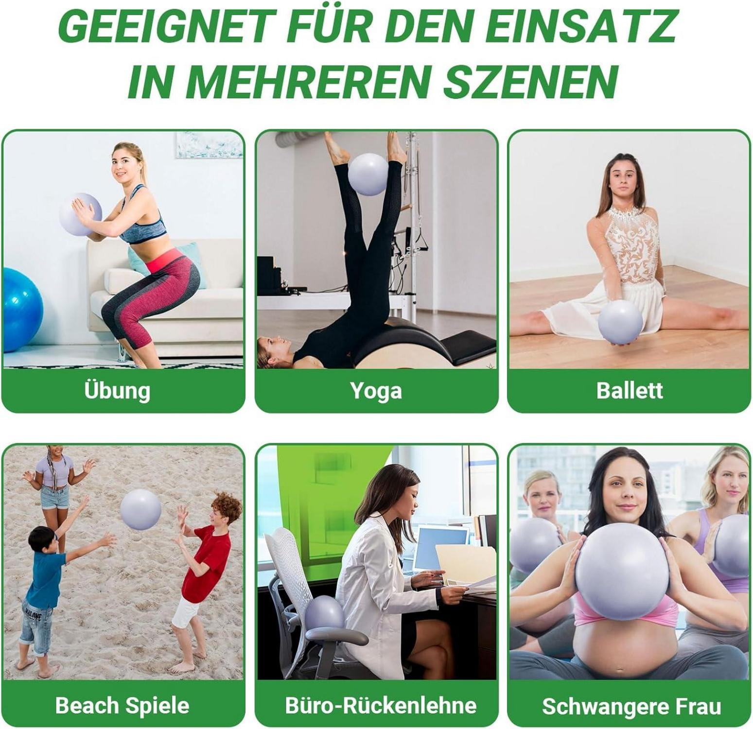 Gymnastikball Pilates-Ball 25cm Yoga Ball Soft Rutschfester
