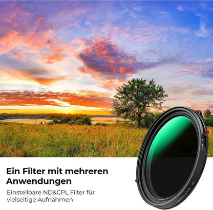 72mm ND2-ND32 + CPL 2-in-1 Multifunktionsfilter Nano-Beschichtung