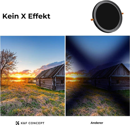 72mm ND CPL Filter, 2-in-1 Multifunktional, 5 Blendenstufen, Japanisches Optikglas