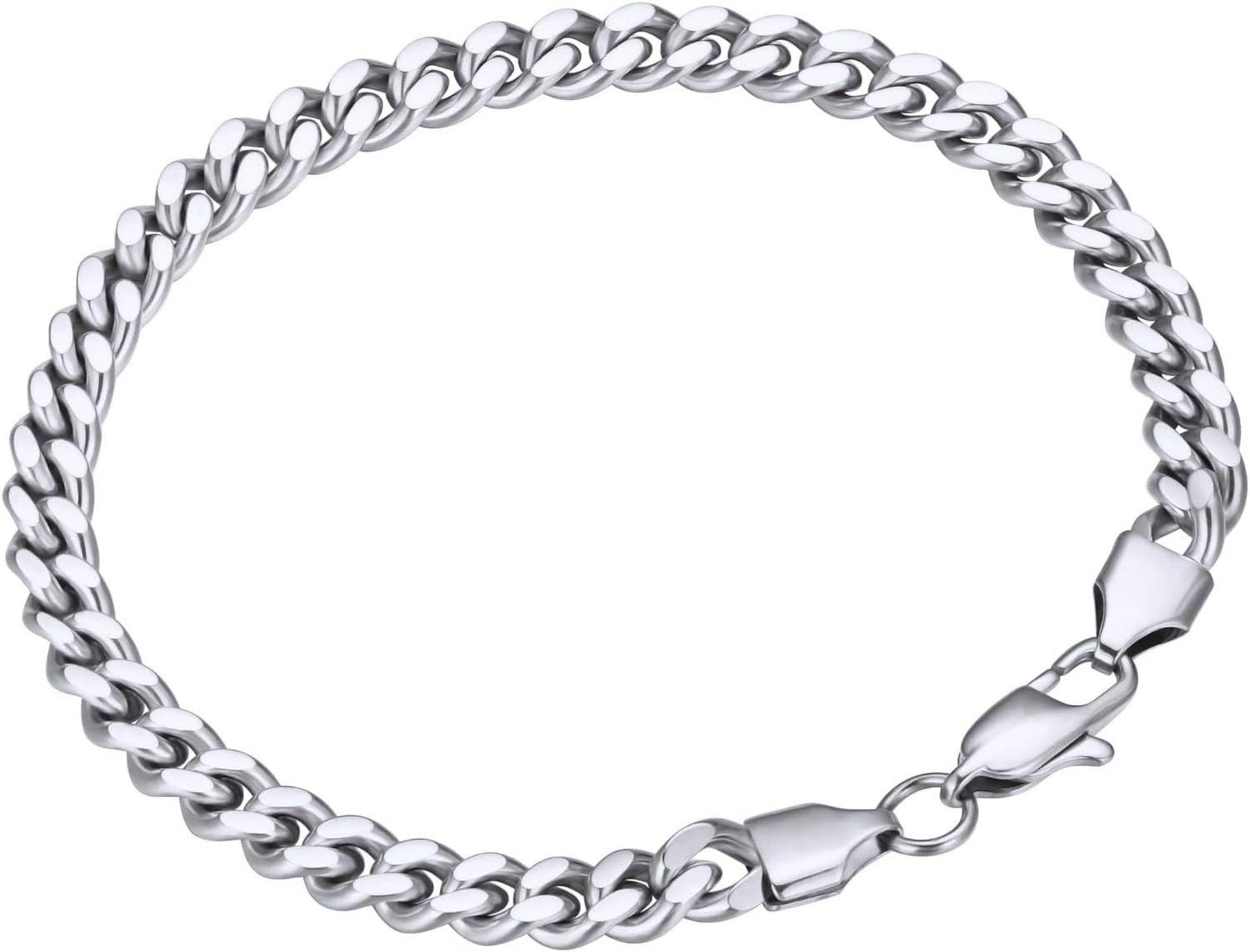 Vergoldetes Kubanisches Armband Herren 6mm GoldPanzerarmband 18 Karat