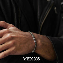 VEXXS Vergoldetes Herren Armband 6mm Gold Panzerkette Cuban