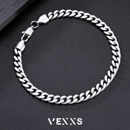 Vergoldetes Panzerkette Armband 6mm 18K 19.05cm für Herren/Jungen