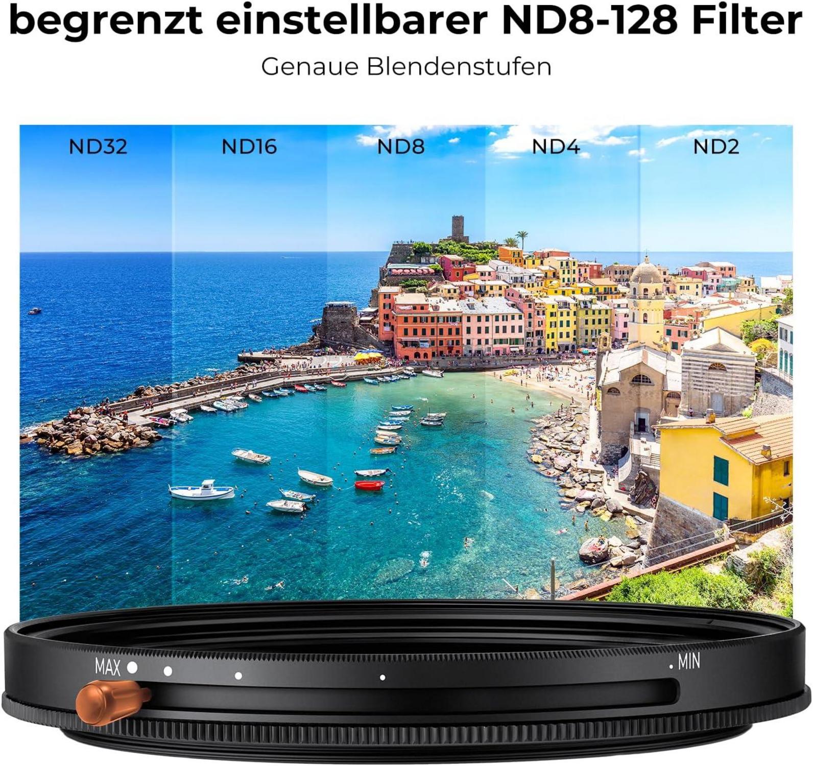 77mm ND CPL Filter 2-in-1 Multifunktional Graufilter HD nano-beschichtet