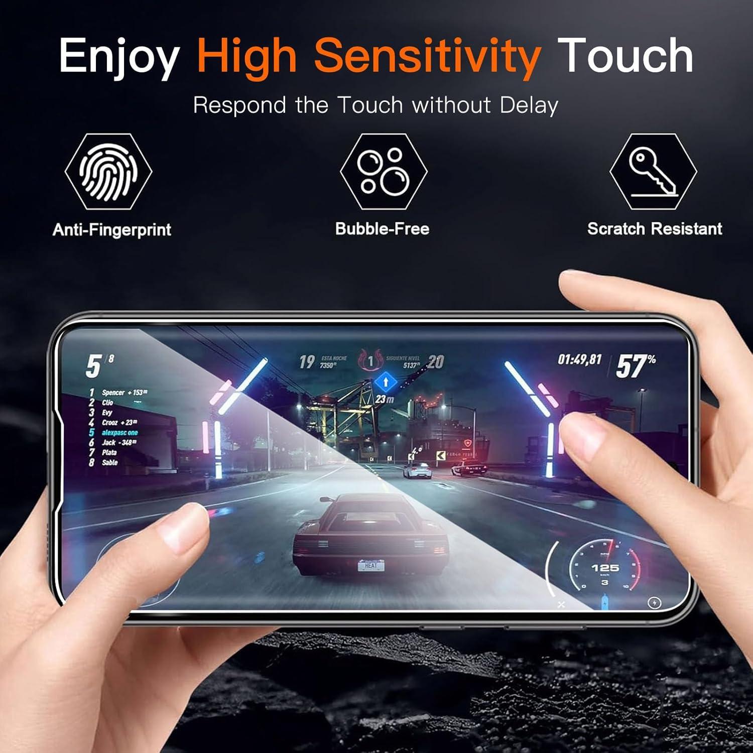 Samsung Galaxy S23 FE Schutzfolie Panzerglas 3 Stk Anti-Kratzen 9H