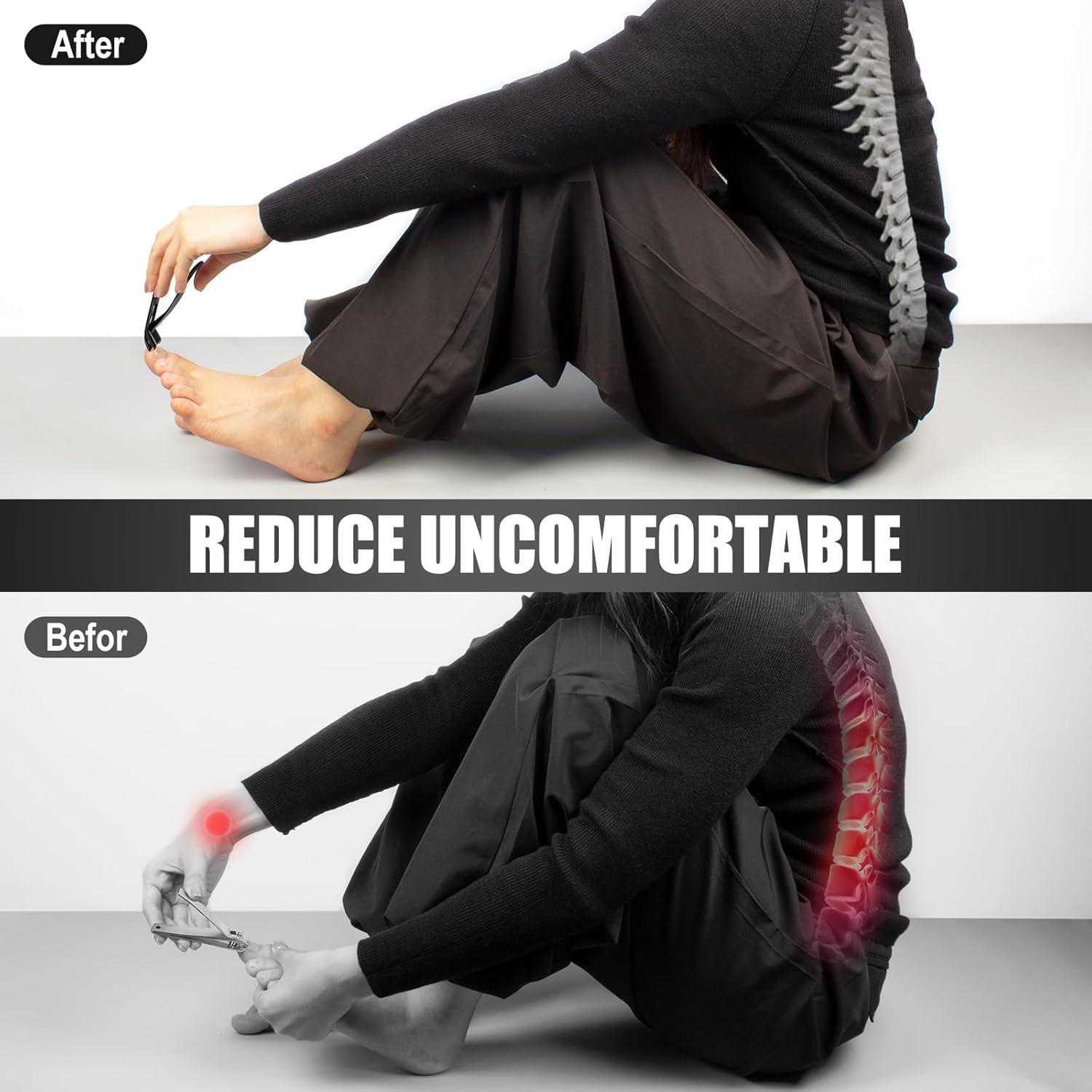 Nagelknipser abgewinkelter Kopf Seniorennägel ergonomisch Wide Jaw