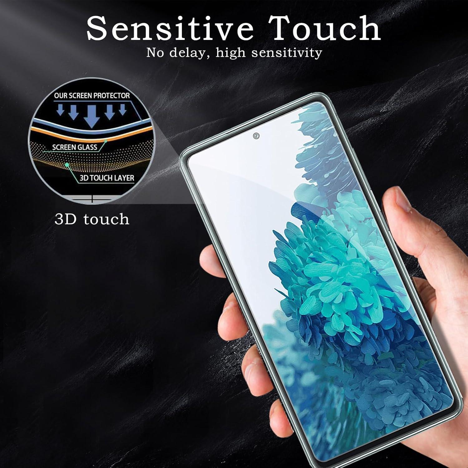 3er Pack Samsung Galaxy S20FE Schutzglas 9H Härte - HD