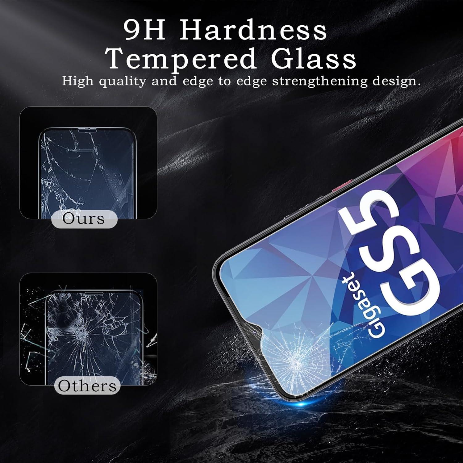 3x Panzer Schutzglas für Gigaset GS5 HD Display 9H Härte Anti-Kratzen Anti-Öl