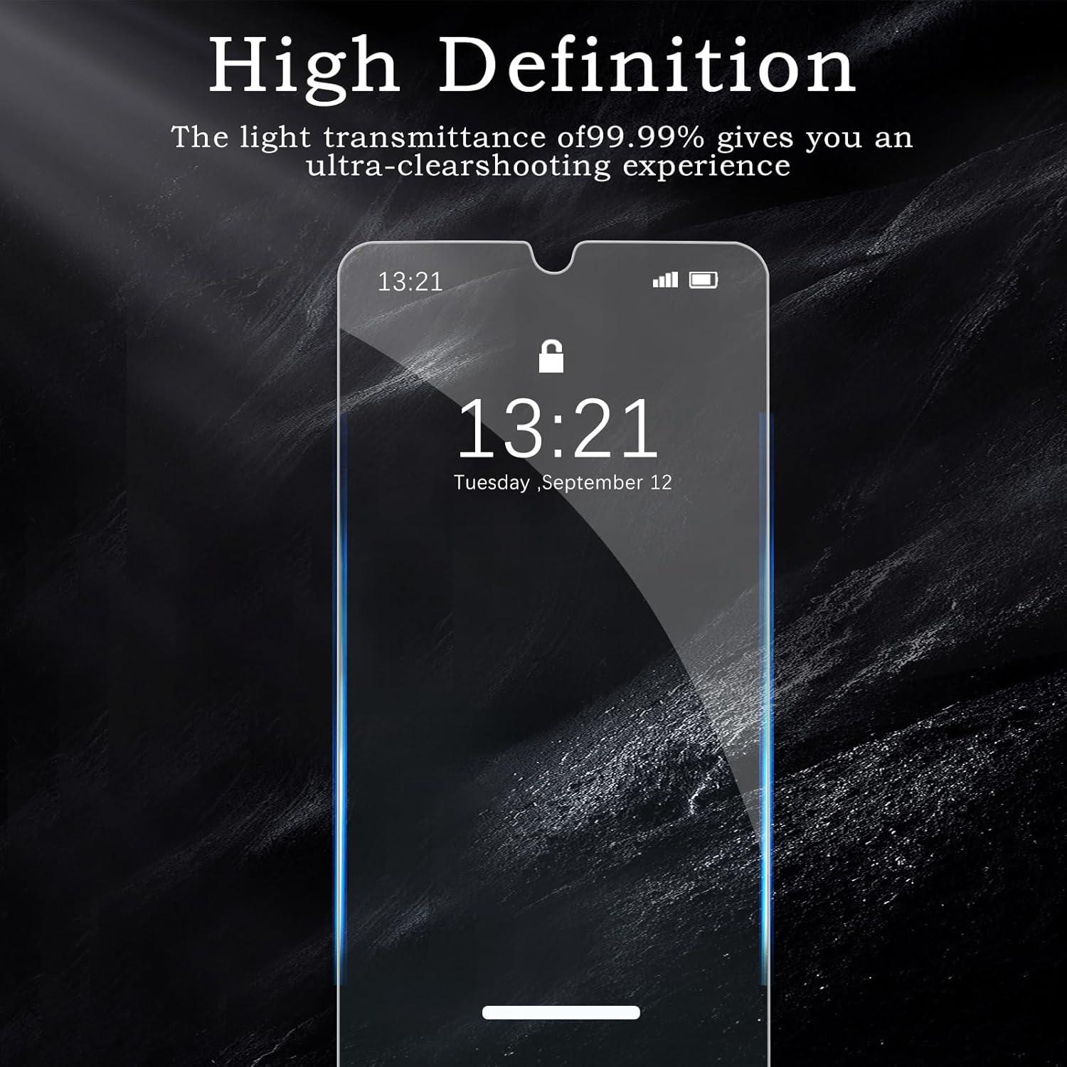Schutzfolie Huawei P30 Lite 2x Displayschutz Glas 9H Härte Anti-Kratzen Kameraschutz