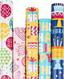 Geschenkpapier Rolle Geburtstag 5x3M Kindergeburtstag Party Baby