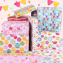VEYLIN Geschenkpapier Geburtstag 5 Rollen 43.2x300cm