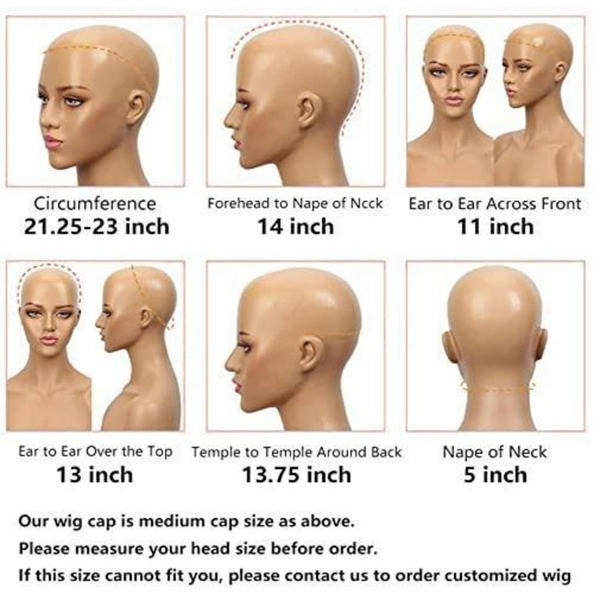 Rötlichbraune Body Wave Lace Front Perücke Echthaar 45cm
