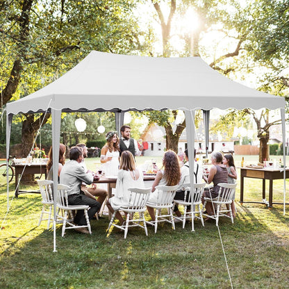 3x6m Faltpavillon Wasserdicht mit 6 Seitenwänden & Zubehör