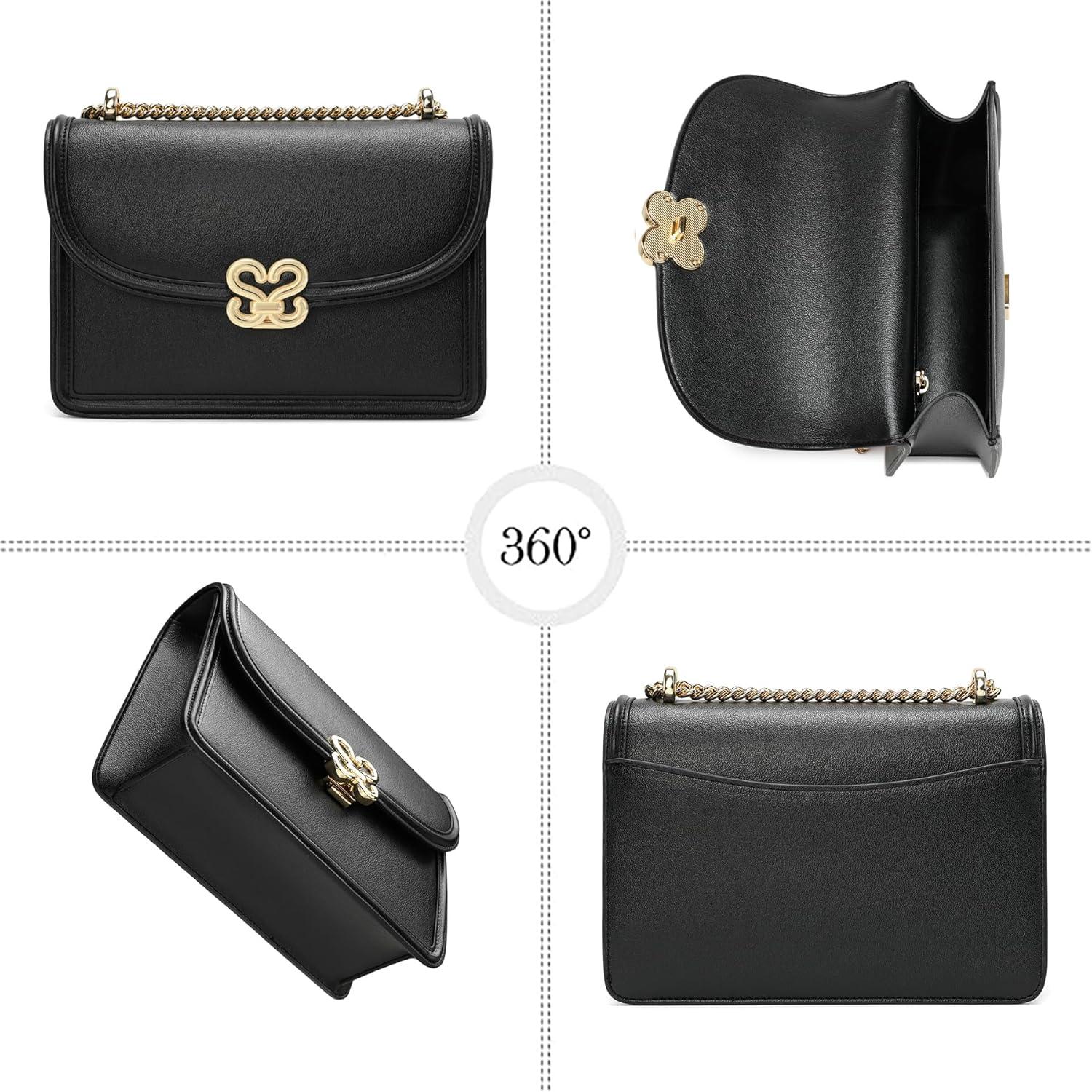 Umhängetasche Damen Crossbody Bag weiches Leder verstellbarem