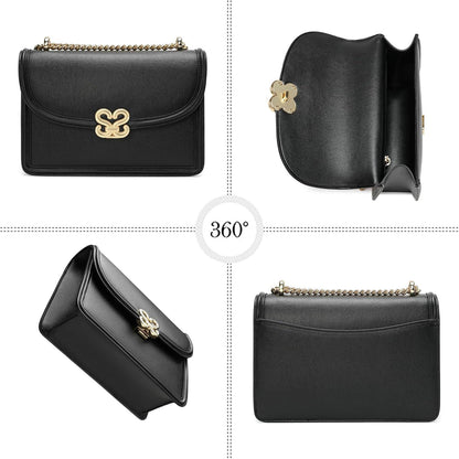 Umhängetasche Damen Crossbody Bag weiches Leder verstellbarem