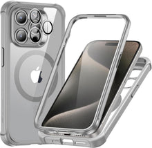 ESR iPhone 15 Pro Hülle MagSafe 360 Grad Schutzhülle Grau