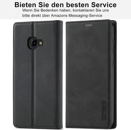 Leder Handyhülle Samsung Galaxy Xcover 4 4s Klappbar Magnetisch
