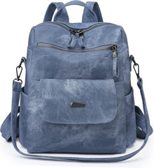 Frauen Rucksack Wasserdicht Leichtgewicht Anti-Diebstahl PU Mode