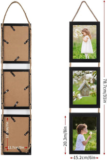 13x18 Collage Bilderrahmen Set für Wanddekoration, rustikale