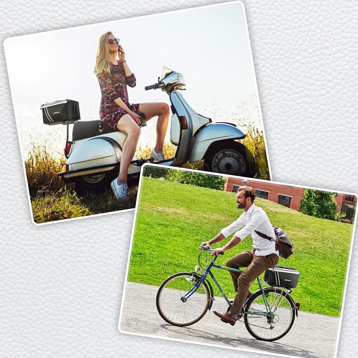 Fahrrad Gepäckträgertasche 12L wasserdicht E-Bike Tragetasche reflektierend