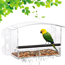 Fenster Vogelfutterstation mit Saugnäpfen Acryl Vogelfutterspender