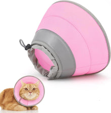 Katzenhalskrause Einstellbarer Halsband Weich Kragen Cone Rose