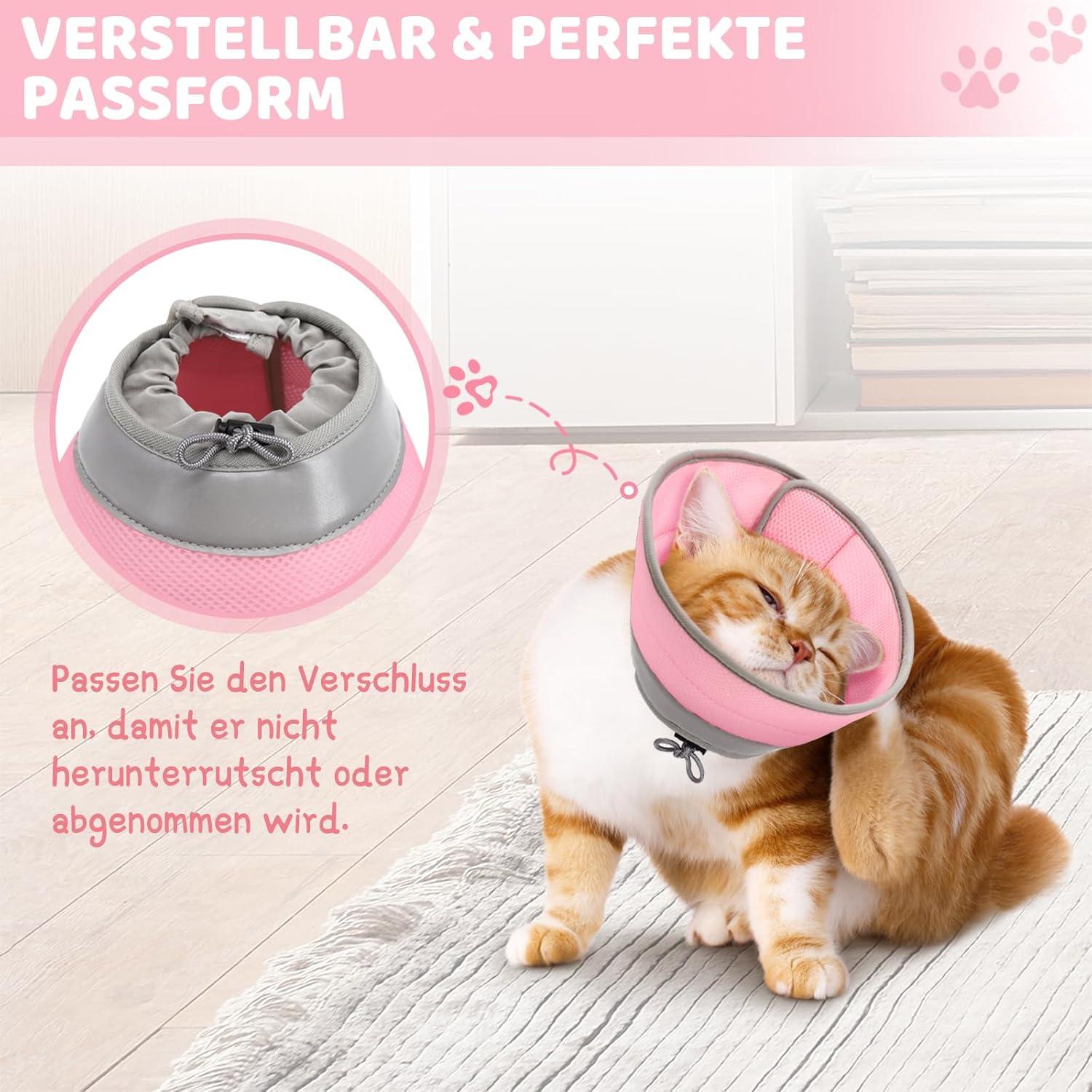 Supet Katzen Halskrause für Welpen orange 15.2-22.9cm