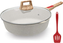 Antihaft Pfanne mit Deckel 28cm Bratpfanne abnehmbarer Griff