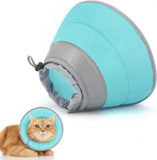 Supet Weiche Katzen-Halskrause Verstellbarer Kragen Cone für Katze L