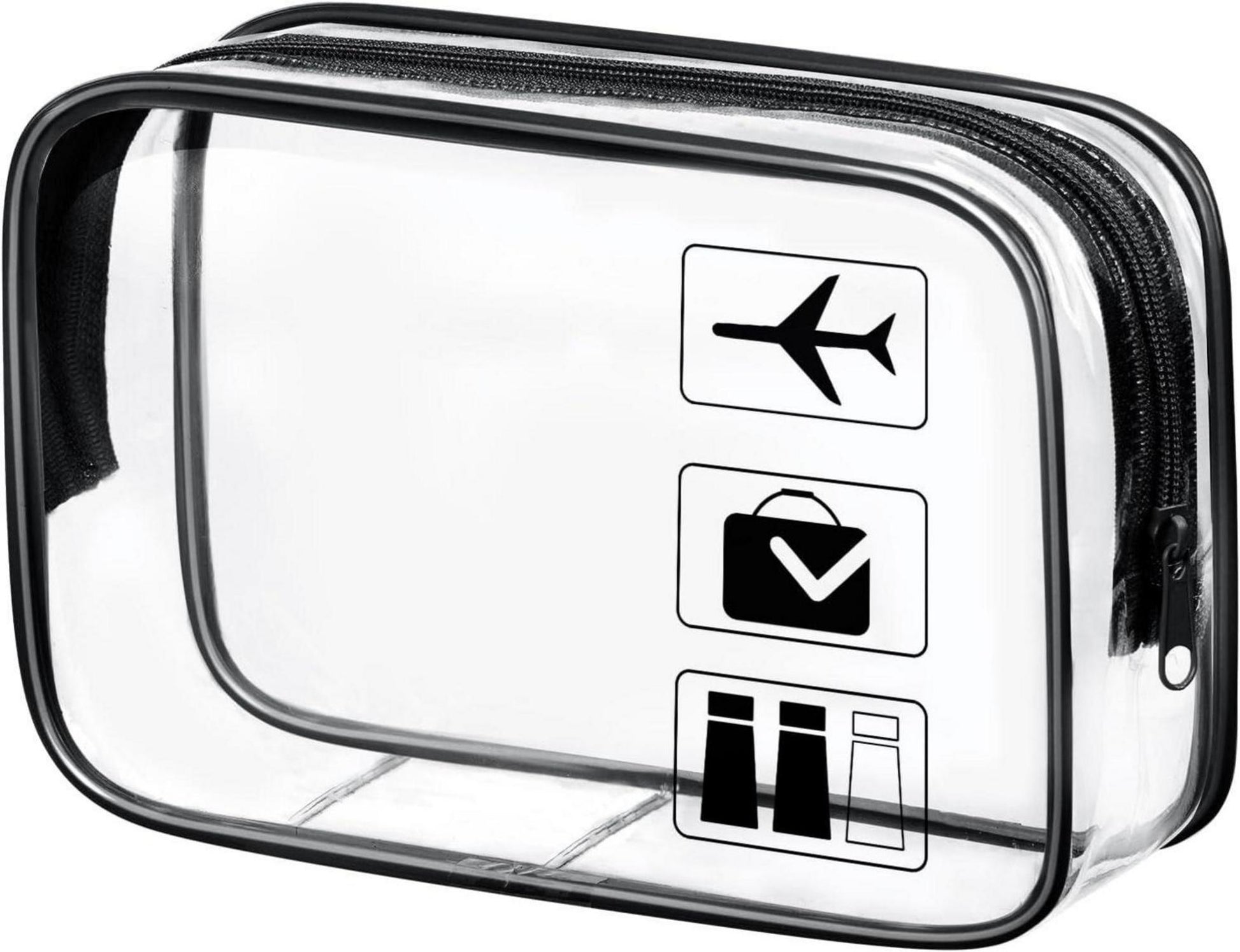 Aucuu Transparente Kulturtasche TSA-konform wasserdicht