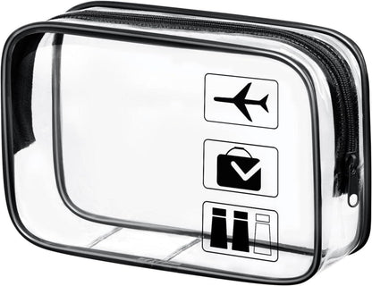 Aucuu Transparente Kulturtasche TSA-konform wasserdicht