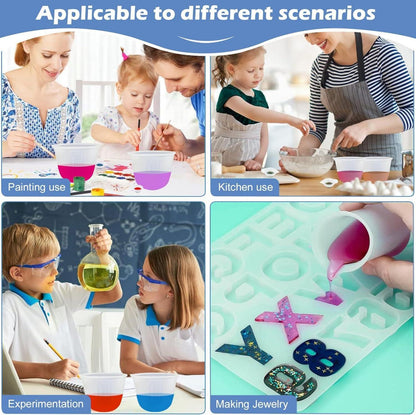 Silikon Messbecher 1000ml Harz Gießform Basteln Küche