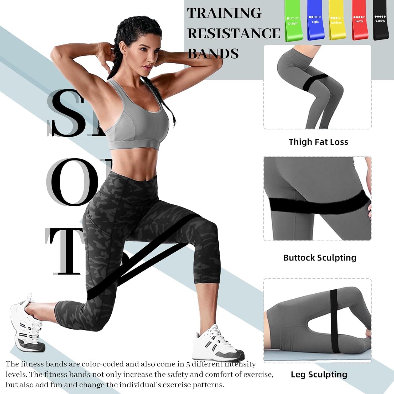 Yogatasche mit Nassfach, Flaschentasche, verstellbarem Schultergurt + 5 Sportbänder