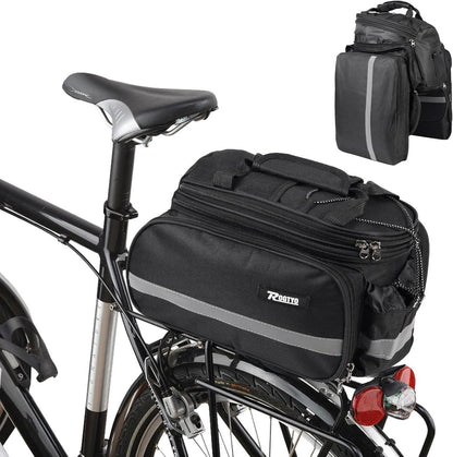 Fahrradtasche Gepäckträger wasserfest reflektierend 27L ROGTYO