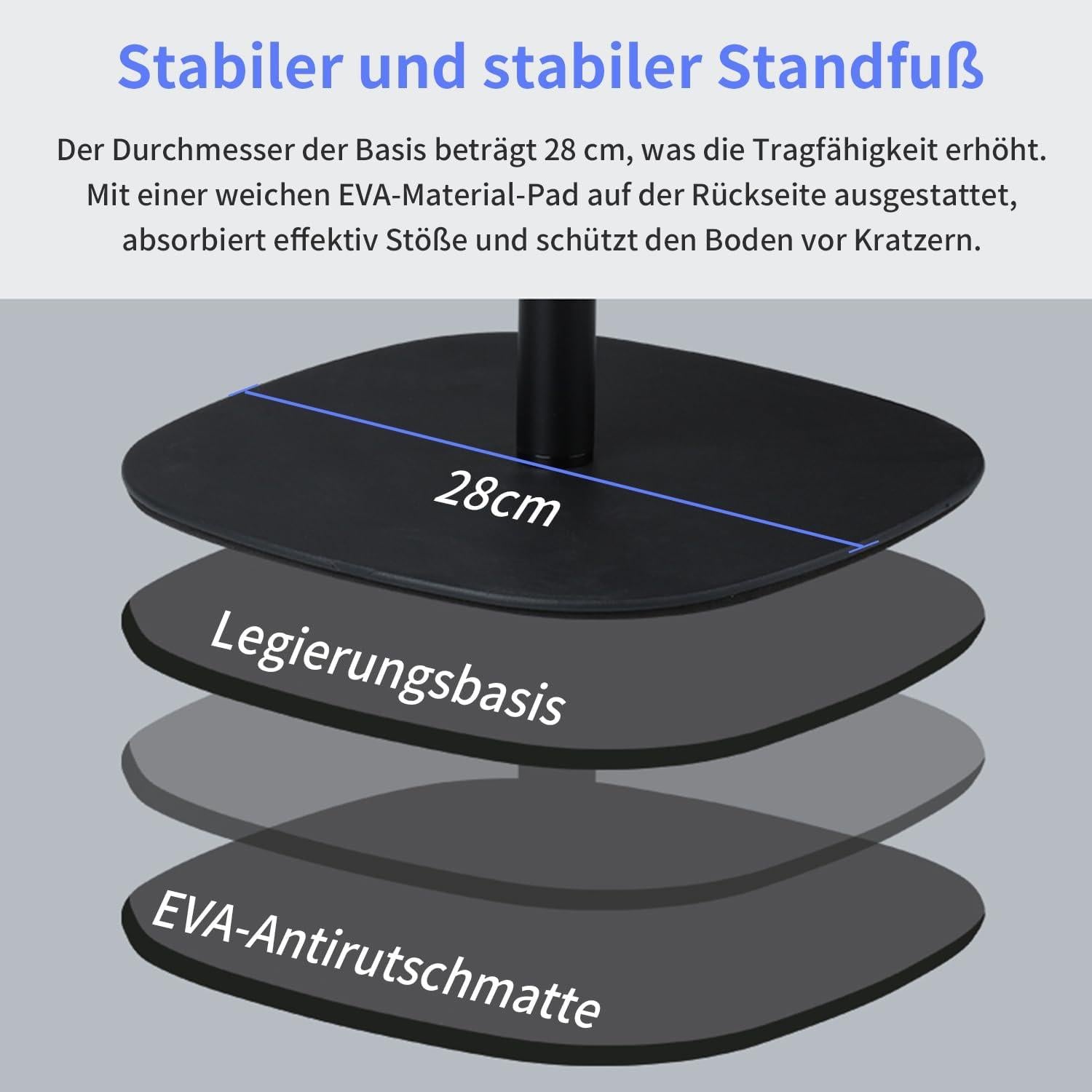 Beamer Ständer höhenverstellbar stabil bis 7kg Tragfähigkeit