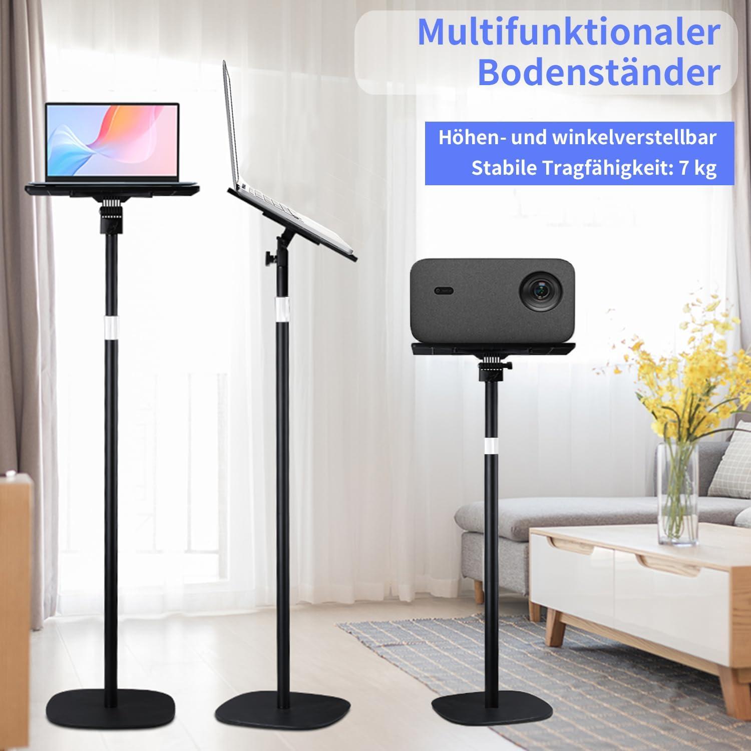 Beamer Ständer verstellbar 54-129cm Metall 7kg Tragfähigkeit
